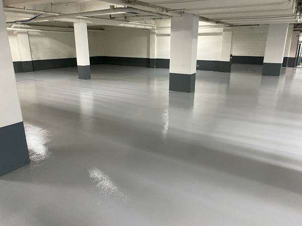 Epoxy flake flooring for home garages